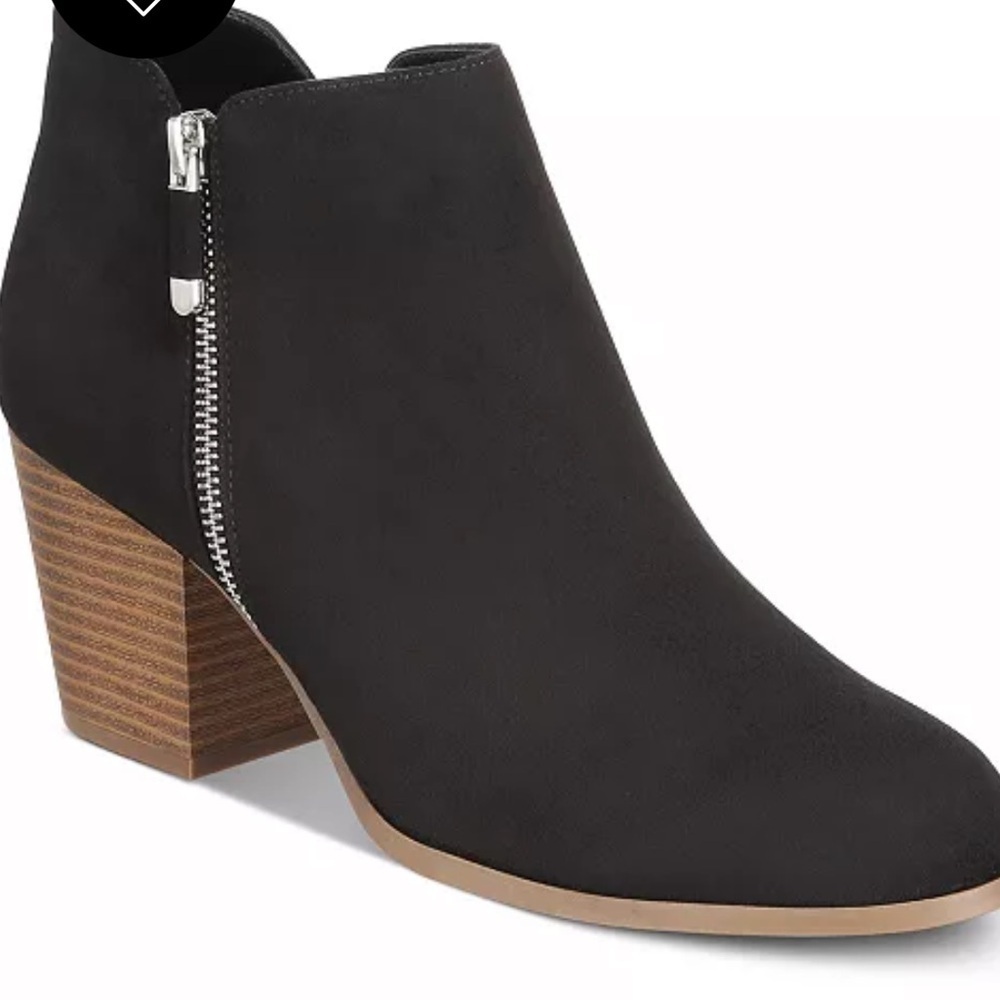 Style and co Black Suede Ankle Boots